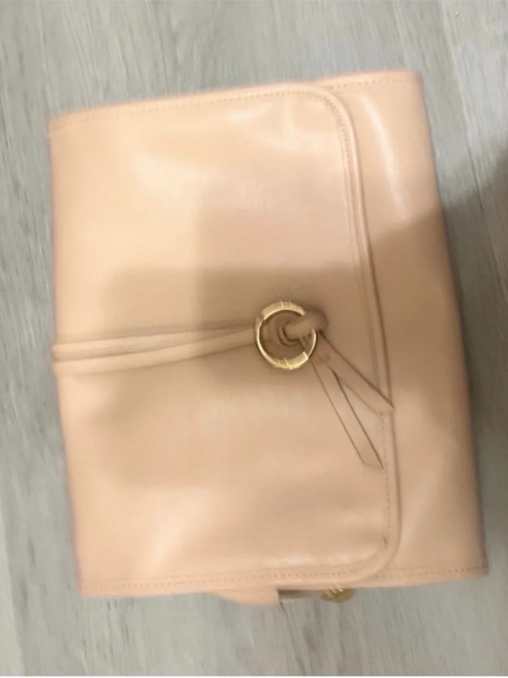 Lancôme Blush Colored Travel Makeup Organizer Folding Makeup Bag